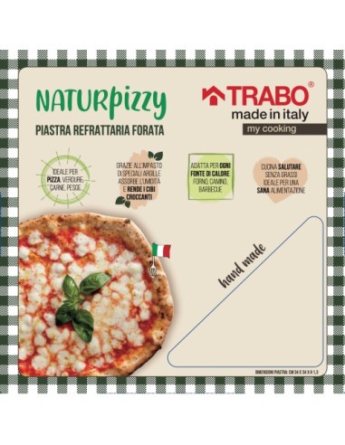 TRABO BP20 NATURPIZZY PIETRA PIZZA FORATA 340X340