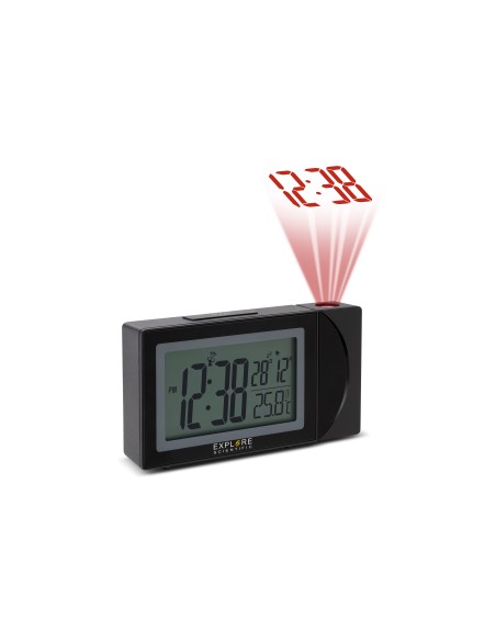 EXPLORE RDP1002 BK OROLOGIO CON PROIEZIONE ADATTATORE AC NERO