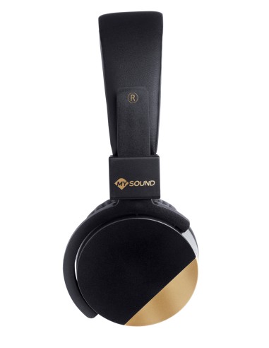 MYSOUND SPEAK METAL NERO CUFFIA A PADIGLIONE