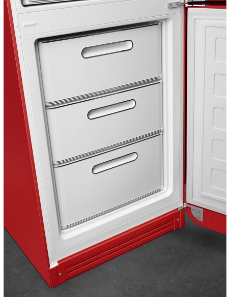 SMEG FAB32RRD5 FRIGO D ROSSO 331LT ANNI 50 60CM CERNIERE DX