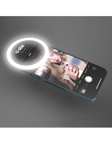 SBS TESELFIERINGLIGHT SELFIE RING  LIGHT PER SMARTPHONE