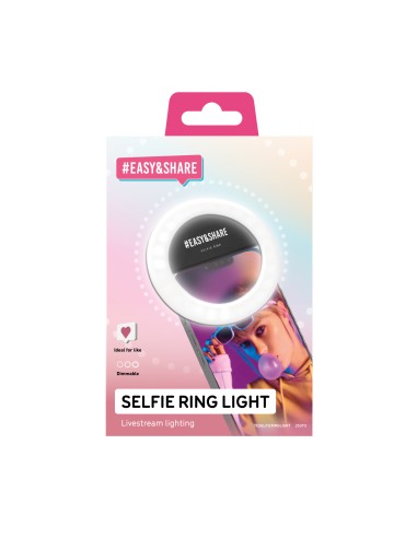 SBS TESELFIERINGLIGHT SELFIE RING  LIGHT PER SMARTPHONE
