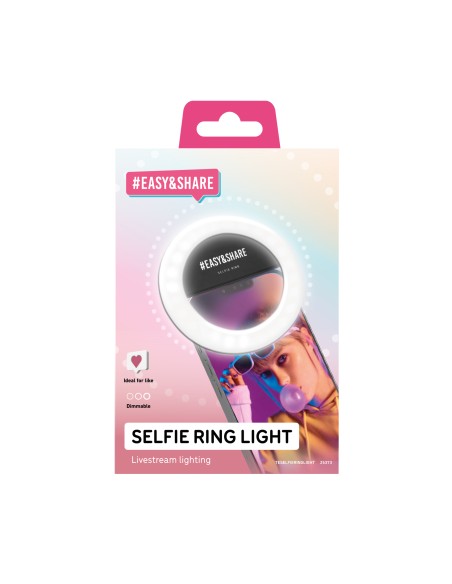 SBS TESELFIERINGLIGHT SELFIE RING  LIGHT PER SMARTPHONE
