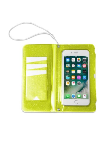 CELLY SPLASHWALL18YL CUSTODIA IMPERMEABILE A LIBRO 6,5" GIALLO