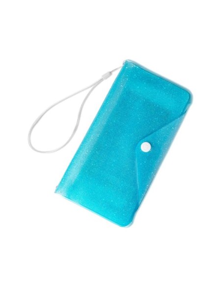 CELLY SPLASHWALL18LB CUSTODIA IMPERMEABILE A LIBRO 6,5" AZZURRO