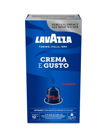 LAVAZZA 7002 CREMA&GUSTO COMP. NES PRESSO ALLUM. ASTUCCIO 10 CAPSULE