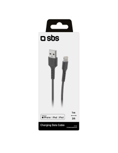 SBS TECABLEUSBIP589K CAVO 1M USB/LIGHTNING NERO 2