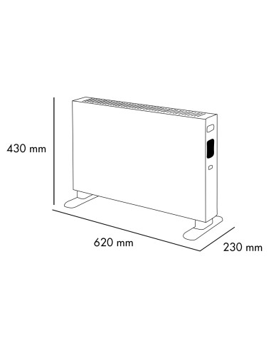 ARGO DAKOTA TERMOCONVETTORE DIGIT