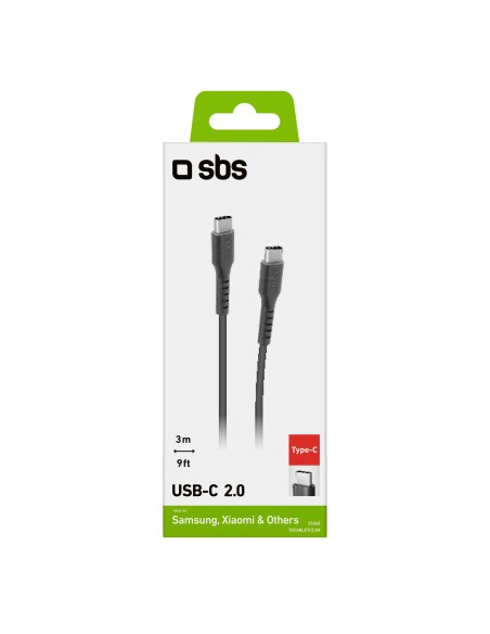 SBS TECABLETCC3M CAVO USB-C/USB-C 3,0M