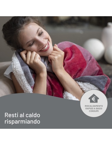 IMETEC 16715 PLAID RISCALDABILE    ADAPTO 6T VELVET TARTAN 160X120