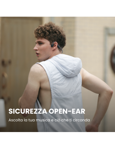 SHOKZ S661GY OPENMOVE GREY AURICOLARI BT A CONDUZIONE OSSEA