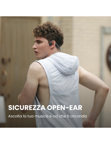 SHOKZ S661GY OPENMOVE GREY AURICOLARI BT A CONDUZIONE OSSEA
