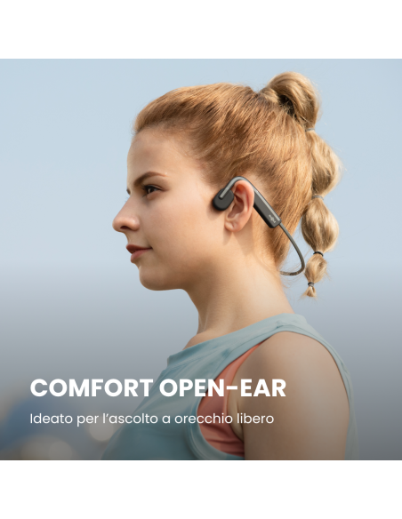 SHOKZ S661GY OPENMOVE GREY AURICOLARI BT A CONDUZIONE OSSEA