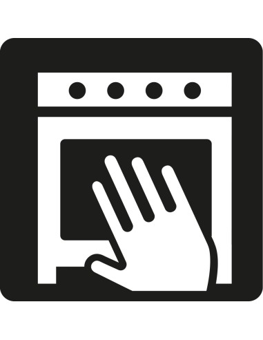 GLEMGAS GFR62IX-S3 FORNO CLASSE A  INOX 64LT GUIDE CROMATE LATERALI