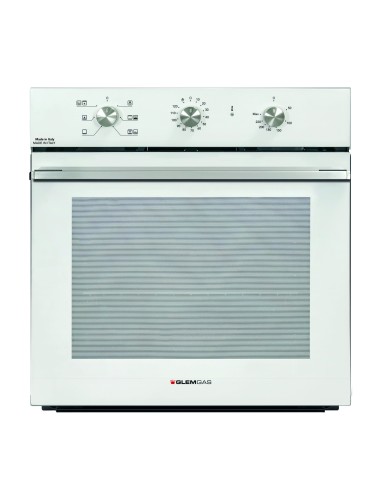 GLEMGAS GFR62IX-S3 FORNO CLASSE A  INOX 64LT GUIDE CROMATE LATERALI