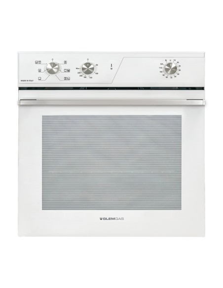 GLEMGAS GFR62WH-S3 FORNO CLASSE A  BIANCO 64LT GUIDE CROMATE LAT.
