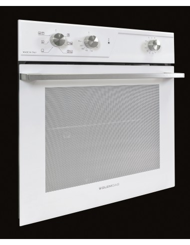 GLEMGAS GFR62WH-S3 FORNO CLASSE A  BIANCO 64LT GUIDE CROMATE LAT.