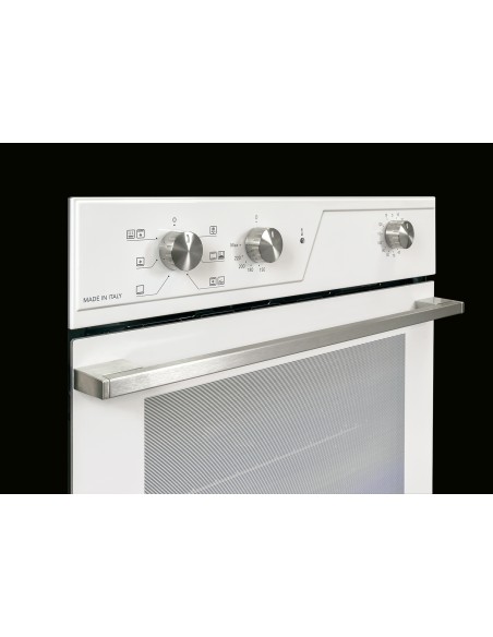 GLEMGAS GFR62WH-S3 FORNO CLASSE A  BIANCO 64LT GUIDE CROMATE LAT.