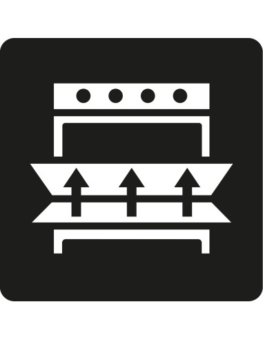 GLEMGAS GFXV21IBK-S2 FORNO A GAS CL. A NERO VENTILATO GRILL ELETTRICO