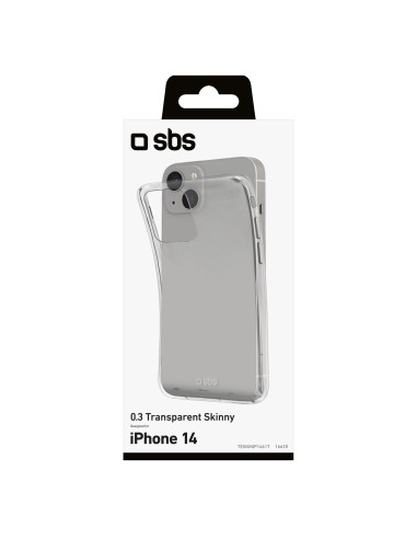 SBS TESKINIP1461T IPHONE 14 COVER IN GOMMA TRASPARENTE