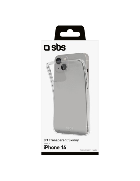 SBS TESKINIP1461T IPHONE 14 COVER IN GOMMA TRASPARENTE
