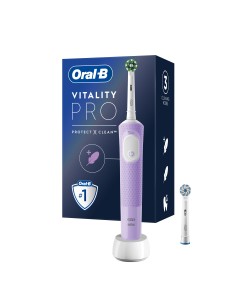 ORAL B POWER VITALITY PRO LILLA + 1REF RIMOTORE DI PLACCA 2