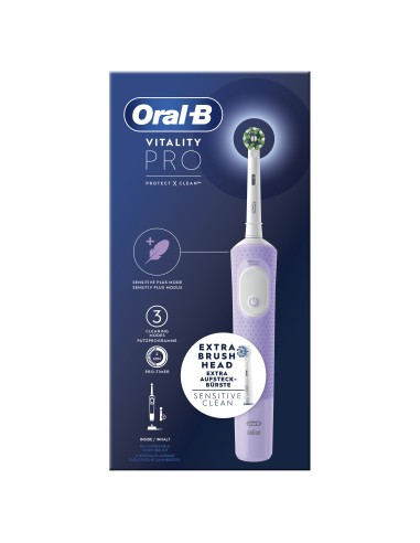 ORAL B POWER VITALITY PRO LILLA + 1REF RIMOTORE DI PLACCA