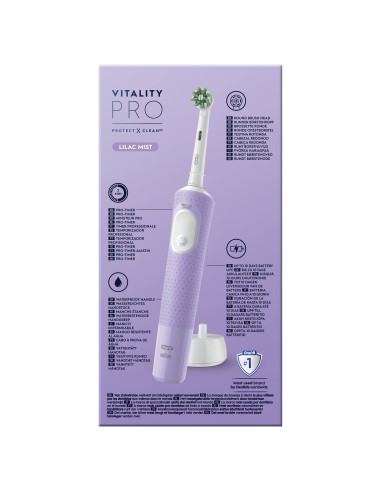 ORAL B POWER VITALITY PRO LILLA + 1REF RIMOTORE DI PLACCA