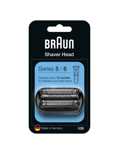 ACCESSORI CURA E BELLEZZA: vendita online BRAUN 53B TESTINA RICAMBIO RASOIO (SERIE 50/60) (1PEZZO) in offerta