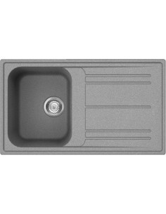 SMEG LZ861CT LAVELLO 1V 86CM GOCC. COLOR CEMENTO
