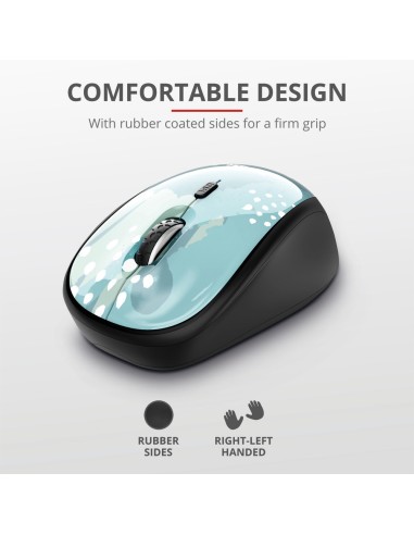 TRUST 24442 YVI WIRELESS MOUSE BLU BRUSH