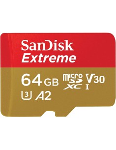 SANDISK MICROSD EXTREME 64GB XC ACTION CAM L.170MB/S S.80MB/S + AD.SD