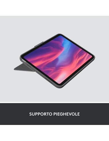 LOGITECH COMBO TOUCH IPAD 10G CUSTODIA CON TASTIERA E TOUCHPAD