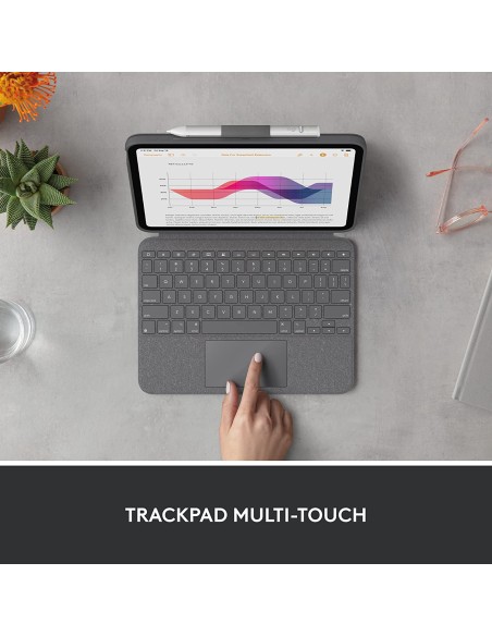 LOGITECH COMBO TOUCH IPAD 10G CUSTODIA CON TASTIERA E TOUCHPAD