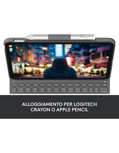 LOGITECH SLIM FOLIO IPAD 10G CUSTODIA CON TASTIERA BLUETOOTH