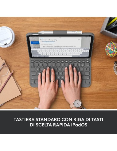 LOGITECH SLIM FOLIO IPAD 10G CUSTODIA CON TASTIERA BLUETOOTH