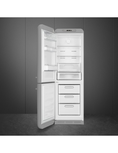 SMEG FAB32LSV5 COMB. D ANNI 50 NF  331LT INVERTER SILVER CERNIERA SX