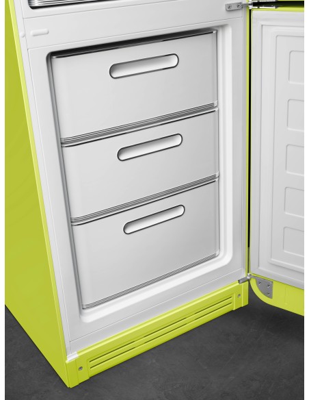 SMEG FAB32RLI5 COMB. D ANNI 50 NF  331LT INVER. VERDE LIME CERNIERA DX