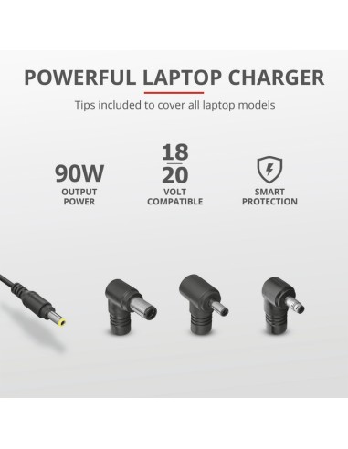 TRUST 23393 90W HP MAXO ALIMENTATORE NOTEBOOK