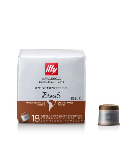 ILLY BRASILE 18 CAPSULE NOTE DI CARAMELLO GUSTO INTENSO