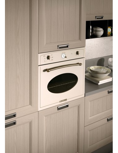 GLEMGAS GFT64SA-S3 FORNO CL.A 60CM SABBIA 9 TIP.DI COTTURA OROLOGIO