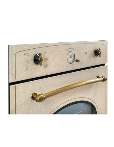 GLEMGAS GFT64SA-S3 FORNO CL.A 60CM SABBIA 9 TIP.DI COTTURA OROLOGIO