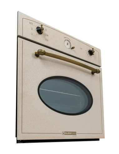 GLEMGAS GFT64SA-S3 FORNO CL.A 60CM SABBIA 9 TIP.DI COTTURA OROLOGIO