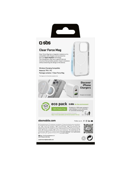 SBS TEMAGCOVIP1461PT IPHONE 14 PRO COVER MAGSAFE TRASPARENTE