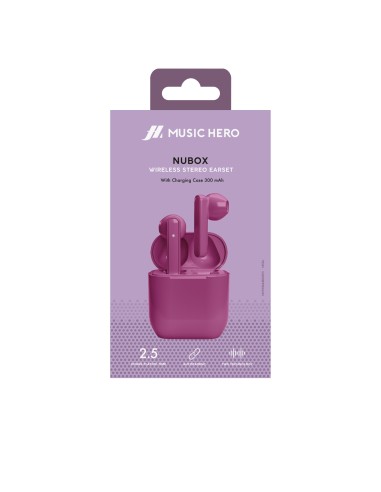 SBS MHTWSNUBOXBTV AURICOLARI TWS 300MAH VIOLA