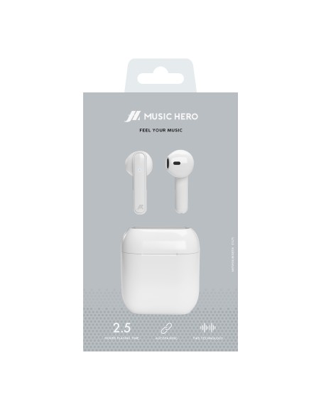 SBS MHTWSNUBOXBTW AURICOLARI TWS 300MAH BIANCO