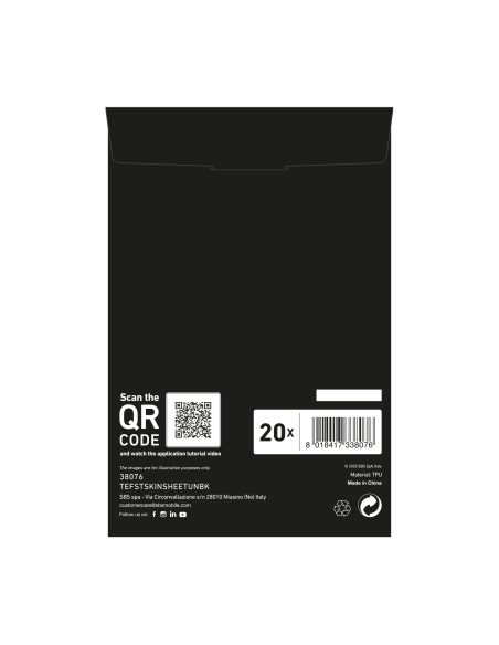 SBS TEFSTSKINSHEETUNBK FAST SKIN FILM HARD SHOCK