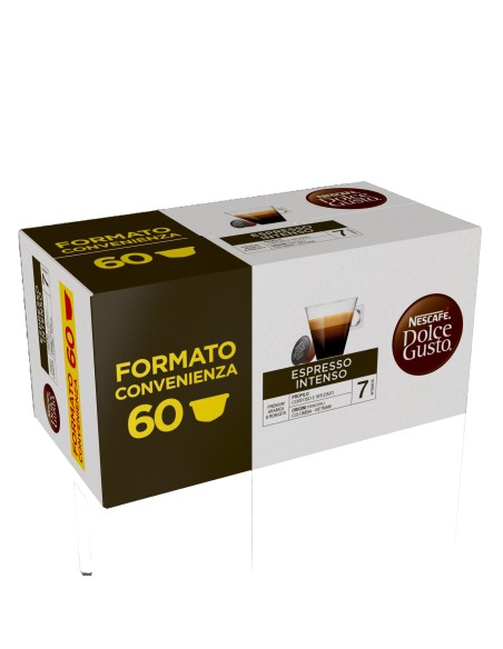 CAPSULE CAFFE': vendita online NESTLE NESC. DOLCE GUSTO ESPRESSO INTENSO 60 CAPSULE (CONF. MEGAPACK) in offerta