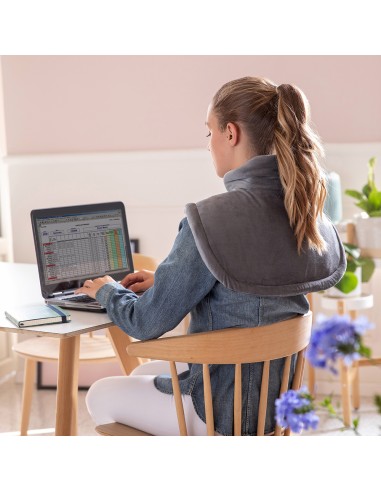 IMETEC 16787 TERMOFORO CERVICALE E SPALLE LAVABILE A 30°C. 3 TEMP.