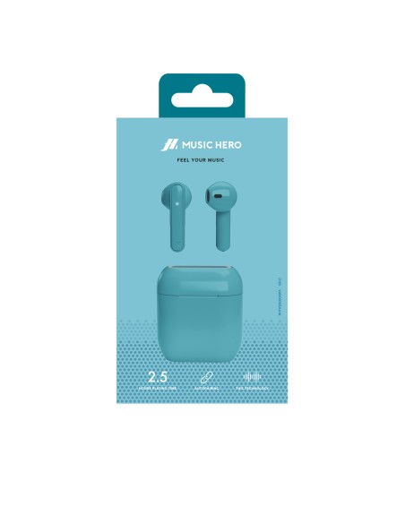 SBS MHTWSNUBOXBTA AURICOLARI TWS 300MAH AZZURRO